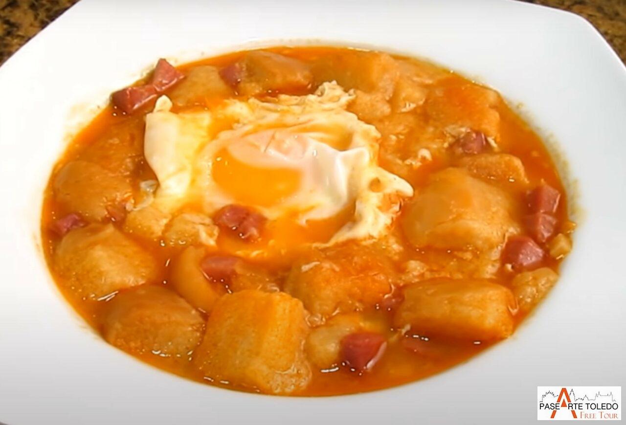 Sopa de Ajo Manchega Sopa de Ajo
